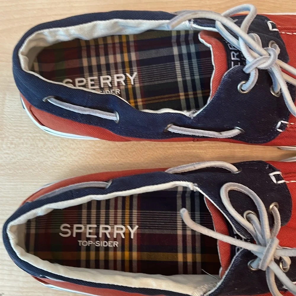 Sperry Top-Sider Bahama II Two Tone Canvas Boat Shoes- New